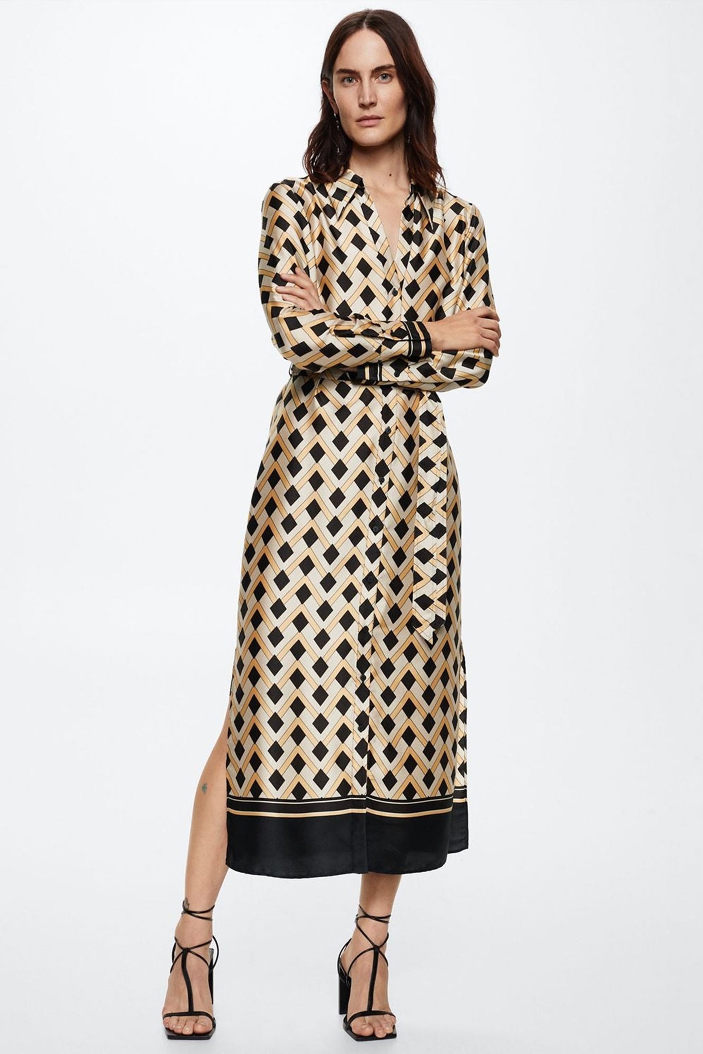 Golden Hour | Party-Wear Shirt Dress