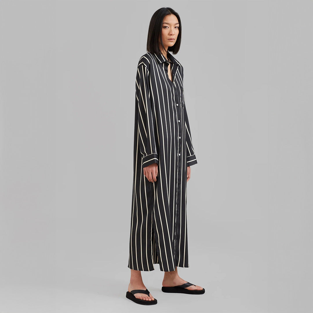 Parallel Play | Black Shirt Dress
