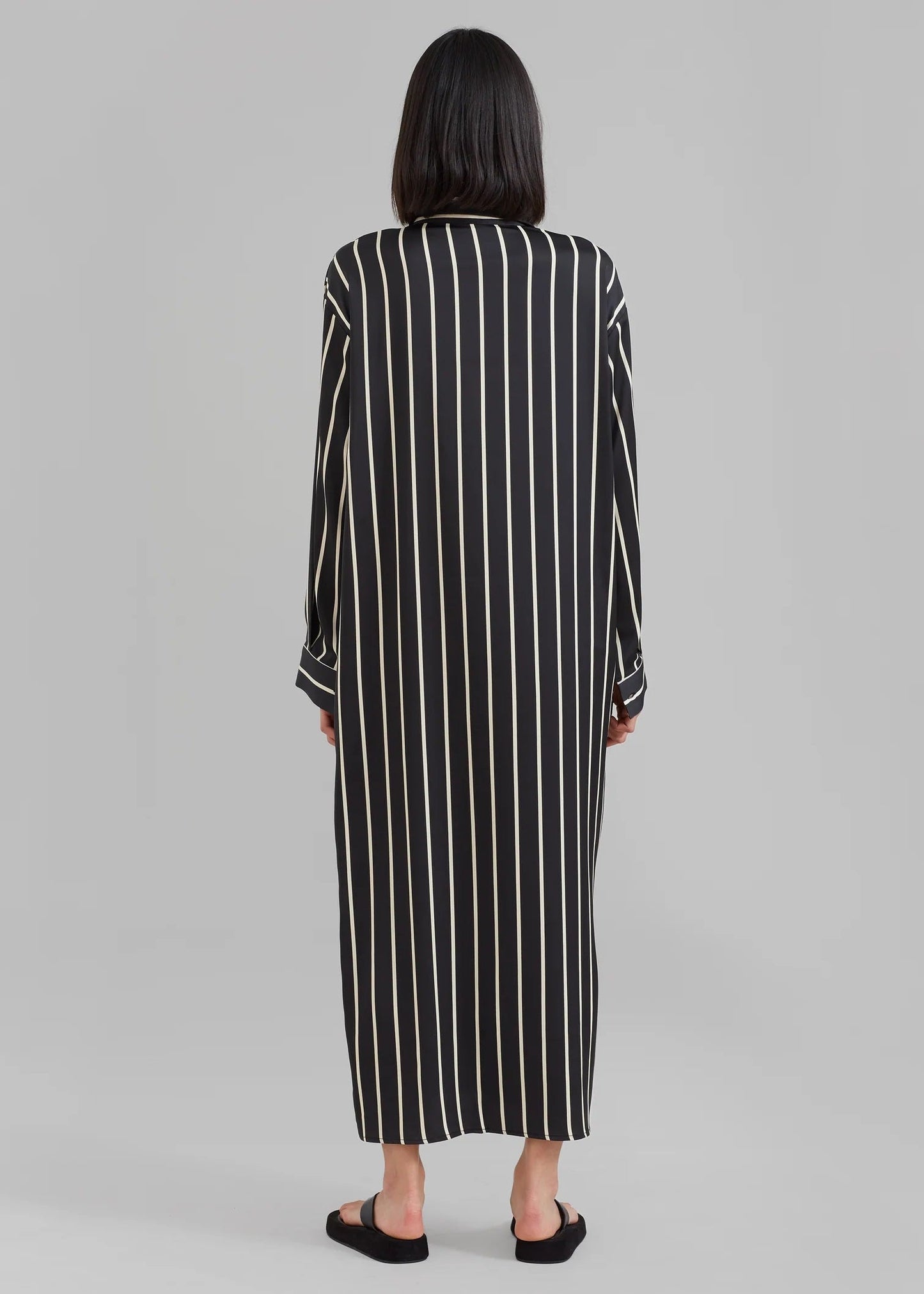 Parallel Play | Black Shirt Dress
