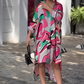 Forest Fanatic | Pink Knee-Length Dress