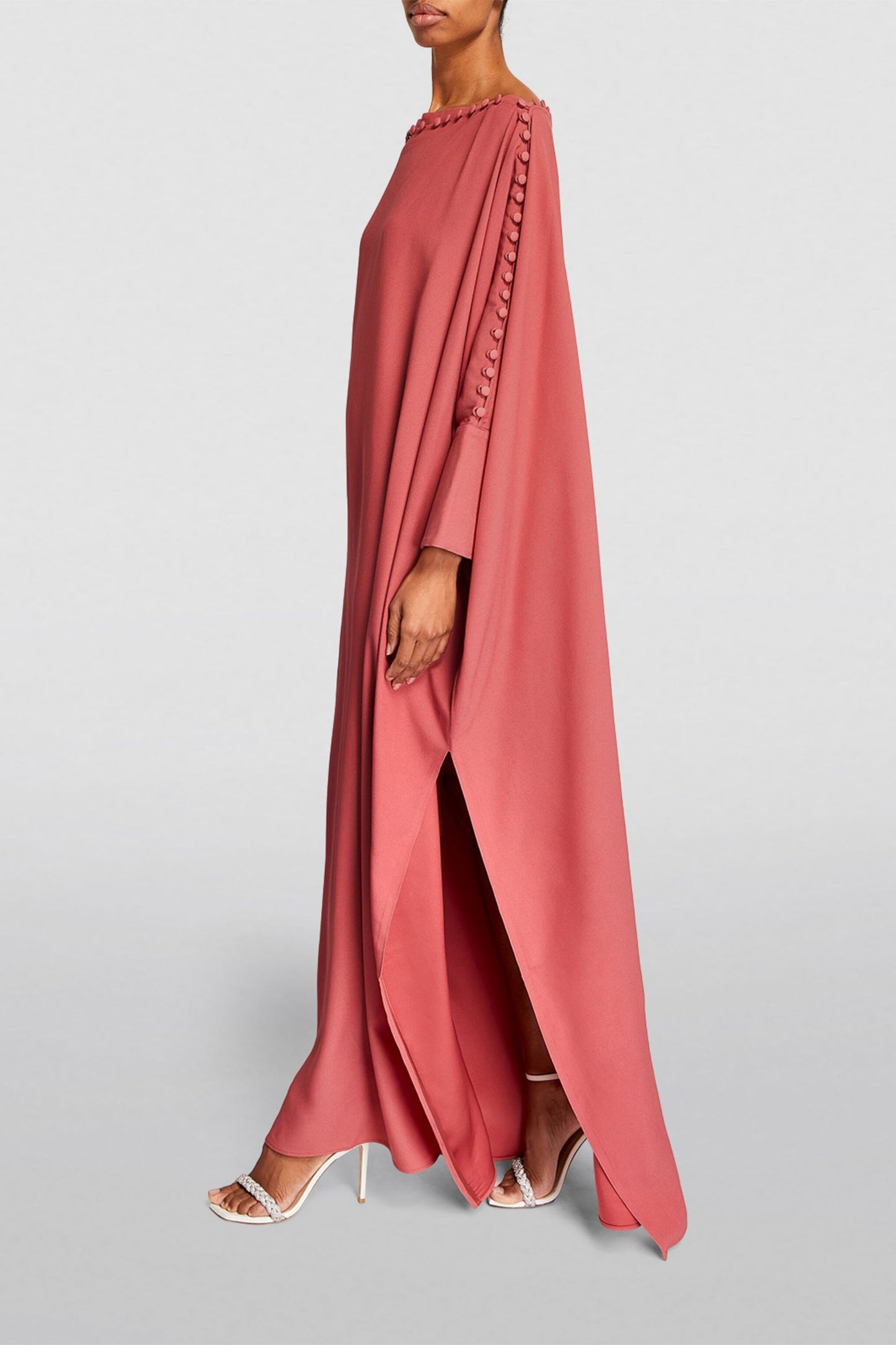 Serene Silhouette | Peach Kaftan