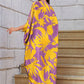 Knotty Nice | Mauve Floral Kaftan Dress