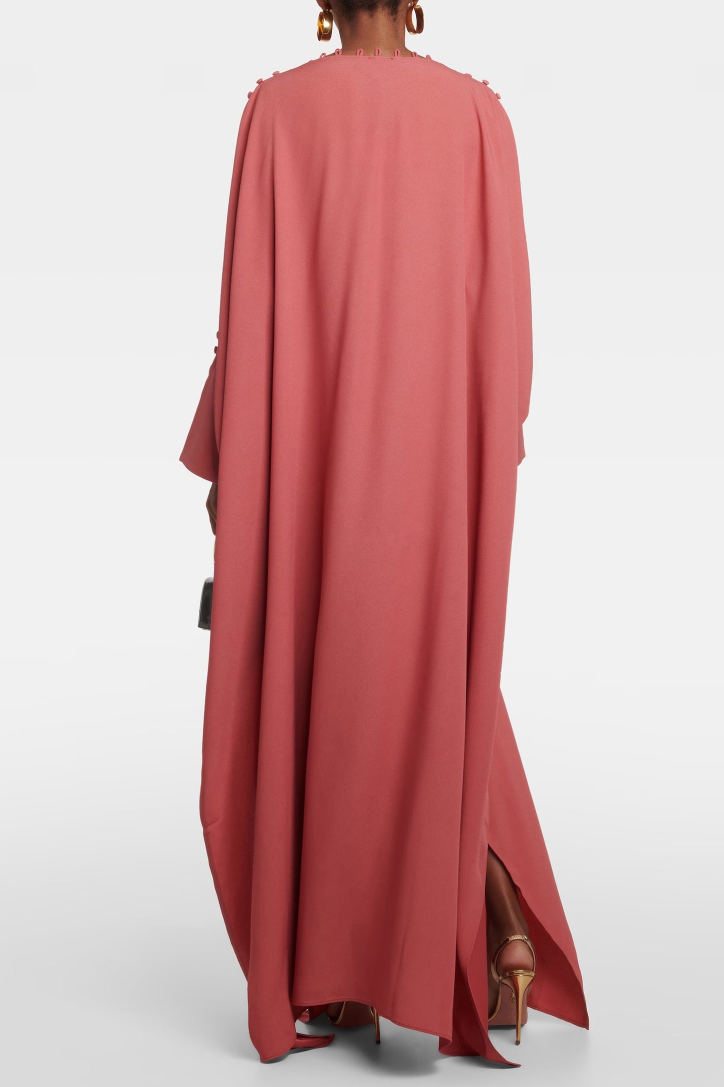 Serene Silhouette | Peach Kaftan