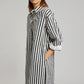Everyday Stripe | Black Shirt Dress