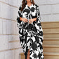 Knotty Nice | Black Floral Kaftan Dress