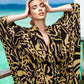 Wild Side | Feline Print Asymmetrical Dress
