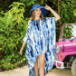 Sky Swirl | Blue Tie-Dye Dress
