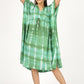 Botanical Bliss | Green Shibori Tie Dye Short Kimono