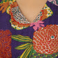 Purple Chrysanthium | 100% Cotton Kaftan