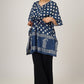 Polka Dots Block Printed Cotton Kaftan Tunic - Earthen Threads